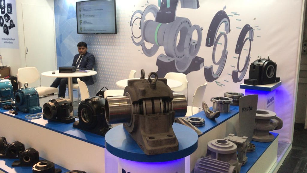 Masta Precision Bearing Housings Display
